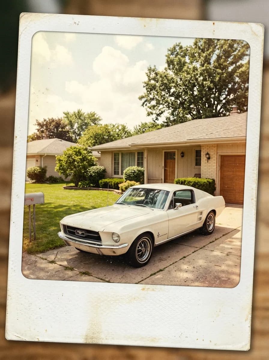 Every neighborhood had one parked in a driveway like this — the fastback that started it all.
